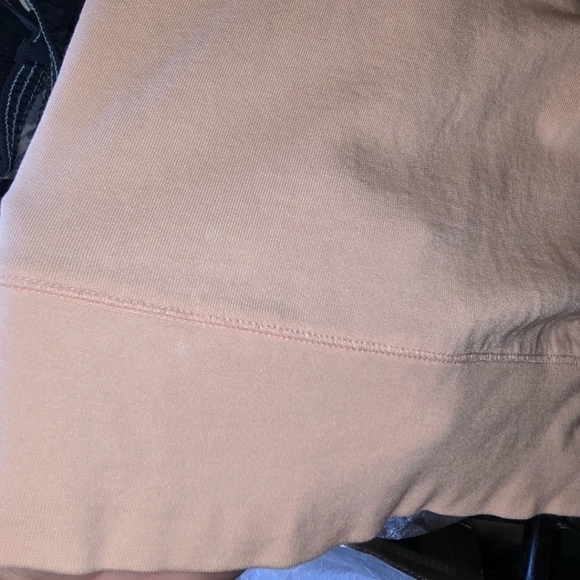 Sweaty Betty Dolman Sleeve Boxy Peach Sweatshirt with Thumbholes Oversized S - Picture 11 of 11